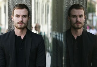 Spisovatel Marek Šindelka. Fotografováno pro přílohu SALON.