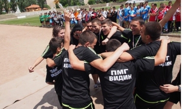 Отборът на ПМГ във Видин с призовото място в „Млад огнеборец“