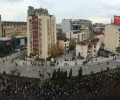 Македонски студенти и ученици протестират срещу държавен изпит