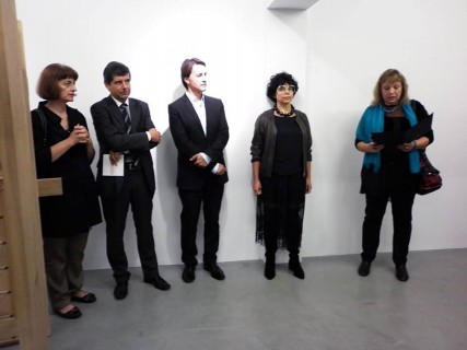 Plamen Dejanoff. Foundation Requirement, opening speeches with the Austrian Ambassador Roland Hauser, Plamen Dejanoff, Deputy-Minister of Culture  Boni Petrunova