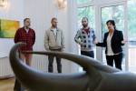 Участниците в изложбата( от ляво на дясно) Ботрен, Свилен Генов, Станимир Генов
