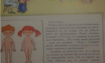 Частите на тялото в учебник за втори клас предизвикаха дискусия